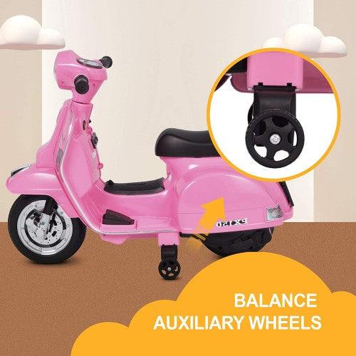 UENJOY PX150 6V Kids Ride Motorcycle (Vespa Edition Pink, Blue , White, Black) - Toytexx UENJOY PX150 6V Kids Ride Motorcycle (Vespa Edition Pink, Blue , White, Black) - Toytexx